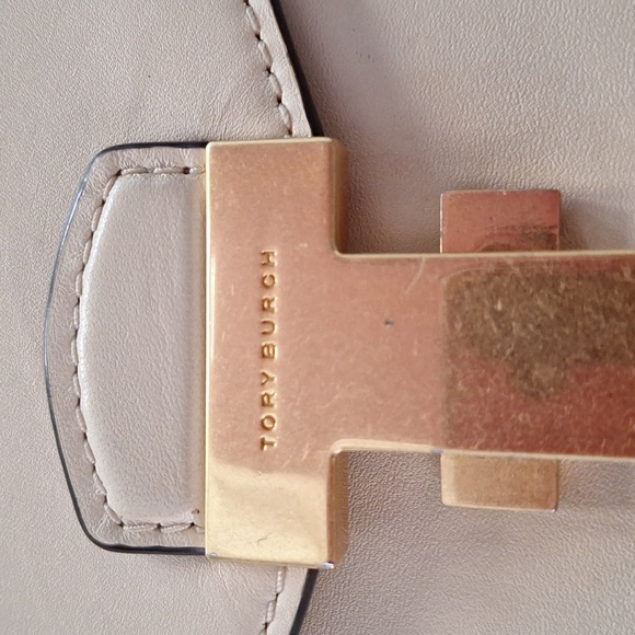 Tory Burch handbag purse crossbody shoulder ivory cream beige - Picture 2 of 15